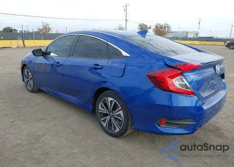 2017 Honda Civic Ex-L z USA, uszkodzony, nr VIN 2HGFC1F74HH634545